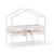 Lit cabane surélevé pin massif  axel Blanc 3 - vertbaudet enfant 