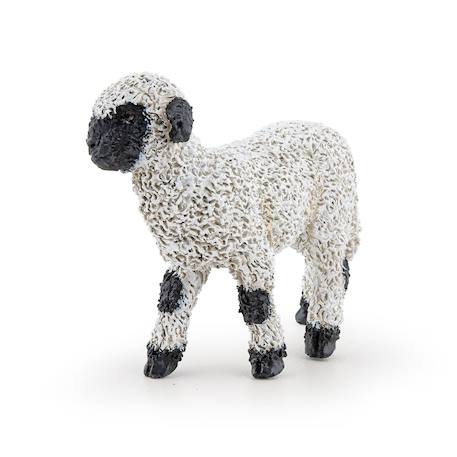 Figurine agneau nez noir du valais Noir 2 - vertbaudet enfant 