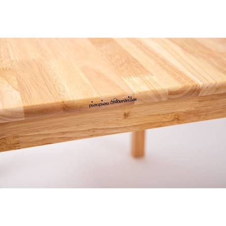 Table enfant en bois    4-7 ans Blanc+Bois 10 - vertbaudet enfant 