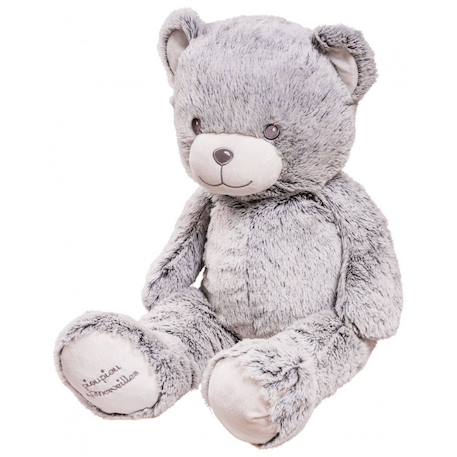 Peluche géante ours gaston gris  - made in france Gris 3 - vertbaudet enfant 