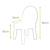 Lot de 2 ma première chaise enfant ovaline  1-4 ans Blanc et bois 2 - vertbaudet enfant 