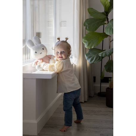 Peluche miffy - fluffy  - 35 cm Rose et blanc 3 - vertbaudet enfant 