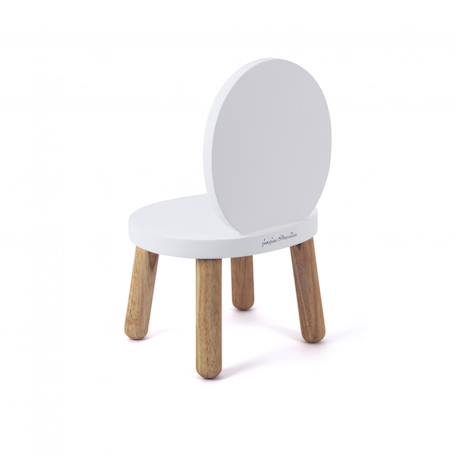 Lot de 2 ma première chaise enfant ovaline  1-4 ans Blanc et bois 5 - vertbaudet enfant 