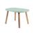 Ensemble table et chaises enfant ovaline  1-4 ans Blanc et bois+Vert sauge 9 - vertbaudet enfant 