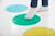 Set de 10 ronds tactiles et texturés en silicone Multicolore 3 - vertbaudet enfant 