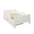 Lit évolutif avec tiroir et matelas pin massif edouard Blanc+Bois 4 - vertbaudet enfant 