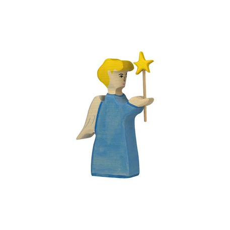 Figurine crèche de noël - ange avec étoile Bleu 2 - vertbaudet enfant 