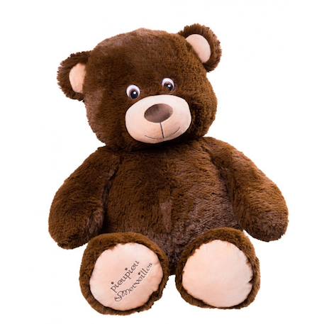 Peluche géante ours augustin   - made in france Marron 1 - vertbaudet enfant 