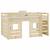 Pack lit mi-hauteur avec matelas bois massif alma Bois naturel 1 - vertbaudet enfant 
