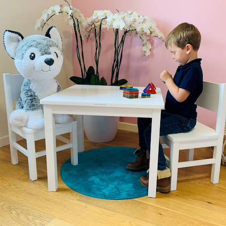 Peluche géante chien husky kodi  - made in france Gris et blanc 6 - vertbaudet enfant 