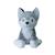 Peluche géante chien husky kodi  - made in france Gris et blanc 1 - vertbaudet enfant 