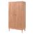 Armoire 2 portes en chêne massif  romane Bois naturel 4 - vertbaudet enfant 