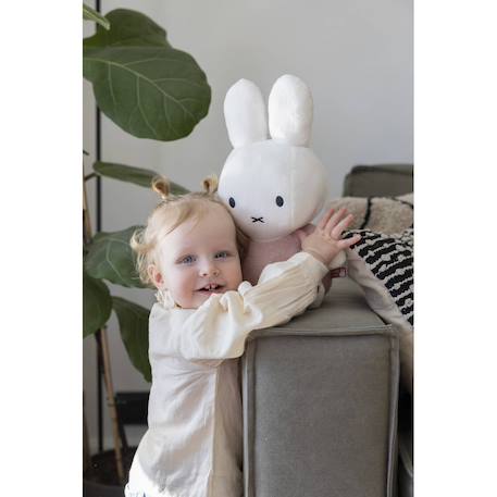 Peluche miffy - fluffy  - 35 cm Rose et blanc 4 - vertbaudet enfant 