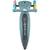 Trottinette primo - 120/80 mm, abec 5, 3 roues, réglable, roues led Bleu 5 - vertbaudet enfant 