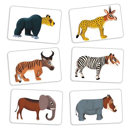 Jeu d'observation et de rapidité anijumble Multicolore 2 - vertbaudet enfant 