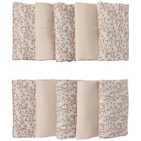 Tour de lit modulable et respirant afternoon tea Beige, rose thé, marron 1 - vertbaudet enfant 