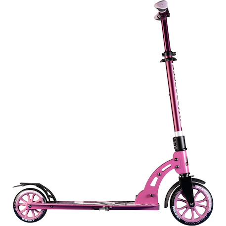 Six degrees trottinette junior aluminium - mécanisme de pliage et béquille - 180/145 mm Rose 3 - vertbaudet enfant 