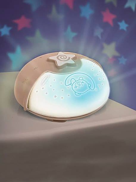 Veilleuse projecteur 3 en 1 évolutive Projecto lampe rose/blanc+taupe/blanc 4 - vertbaudet enfant 