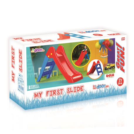 Mon premier toboggan enfant Rouge et bleu 4 - vertbaudet enfant 