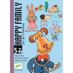 Jouet-Jeux de société-Jeu de 7 familles happy family
