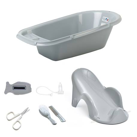 Pack bain 1er âge Gris 1 - vertbaudet enfant 