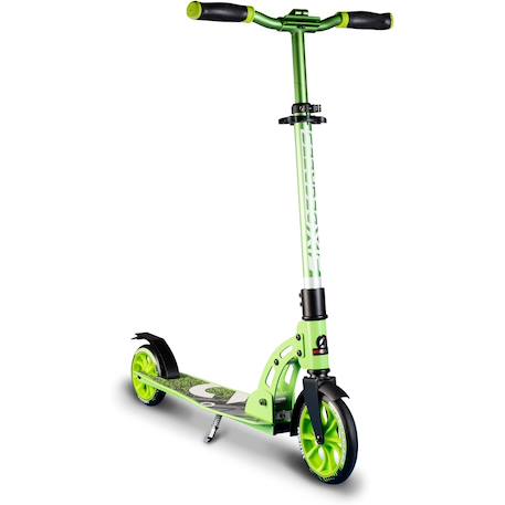 Six degrees trottinette junior aluminium - mécanisme de pliage et béquille - 180/145 mm Vert 1 - vertbaudet enfant 
