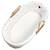 Habillage de couffin en gaze de coton Bleuet imprimé floral 1 - vertbaudet enfant 