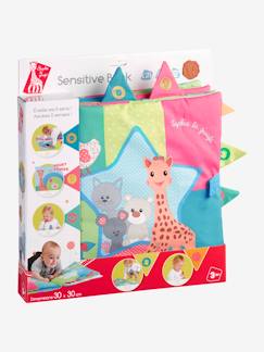 Jouet-Premier âge-Doudous, peluches et jouets en tissu-Sensitive book Sophie la girafe VULLI