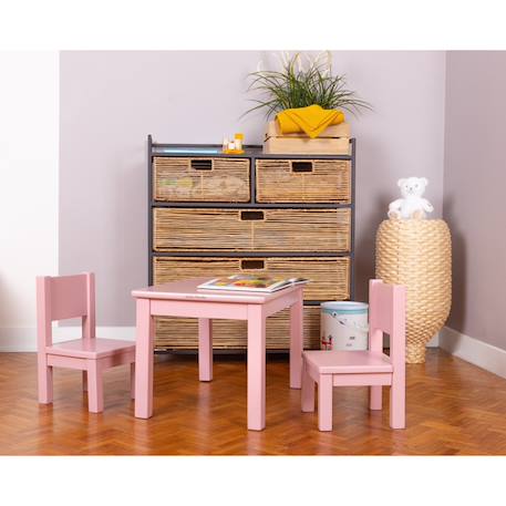 Ma première table enfant montessori  1-4 ans Rose 5 - vertbaudet enfant 