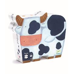 Jouet-Jeux éducatifs-Puzzle les vaches à la ferme, 24 pièces