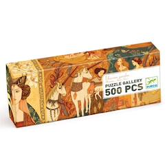Jouet-Jeux éducatifs-Puzzles-Puzzle gallery unicorn garden 500 pièces et poster