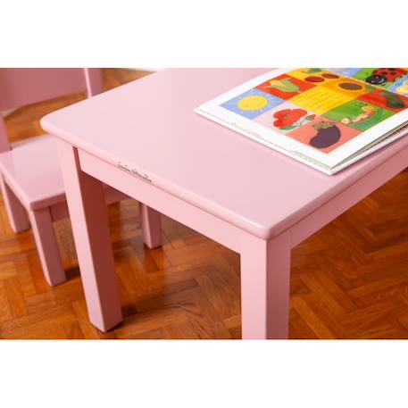 Ma première table enfant montessori  1-4 ans Rose 4 - vertbaudet enfant 