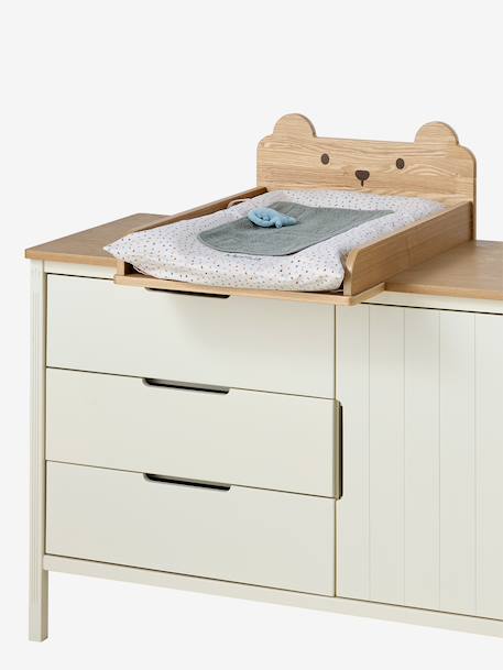 Plan à langer 52 cm Ourson bois 1 - vertbaudet enfant 