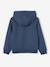 Sweat garçon zippé à capuche sport anthracite+BLEU FONCE UNI AVEC DECOR+vert sapin 5 - vertbaudet enfant 