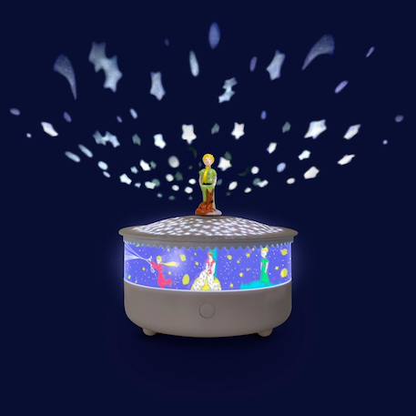 Veilleuse projecteur d'étoiles le petit prince rechargeable Blanc, bleu, vert 2 - vertbaudet enfant 
