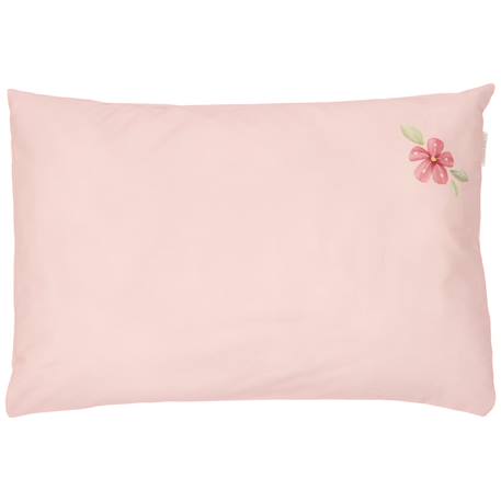 Housse de couette+oreiller lit bébé blossom (100 x 140 cm) Blanc, multicolore+Rose 8 - vertbaudet enfant 