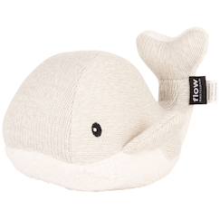 Jouet-Premier âge-Peluche bruit blanc rechargeable baleine moby gris
