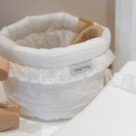 Panier de toilette calm blanc (20 x 20 cm) Blanc 2 - vertbaudet enfant 