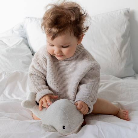 Peluche bruit blanc rechargeable baleine moby gris Gris 5 - vertbaudet enfant 