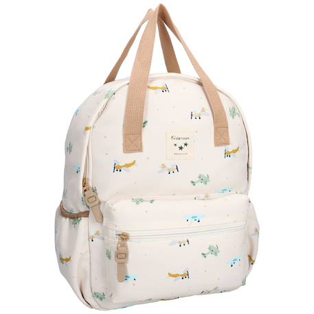 Sac à dos enfant à anses avions écru (36 cm) Ecru 2 - vertbaudet enfant 