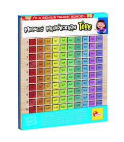 I'm a genius table de multiplication magnetique bois  - vertbaudet enfant