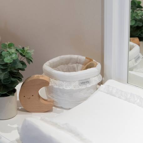 Panier de toilette calm blanc (20 x 20 cm) Blanc 3 - vertbaudet enfant 