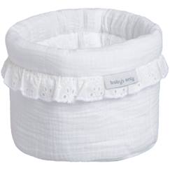 Chambre et rangement-Panier de toilette calm blanc (20 x 20 cm)
