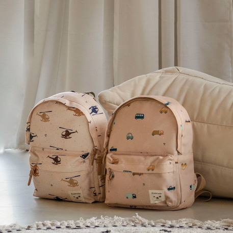Sac à dos enfant Beige, bleu+Beige, bleu, kaki 11 - vertbaudet enfant 