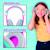 Casque bluetooth barbie MULTICOLORE 2 - vertbaudet enfant 