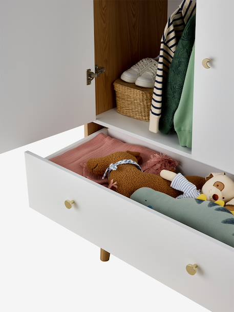 Armoire 2 portes Moonlight blanc 6 - vertbaudet enfant 