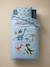 Parure housse de couette + taie d'oreiller enfant avec coton recyclé DINO FRIENDS bleu glacier 2 - vertbaudet enfant 