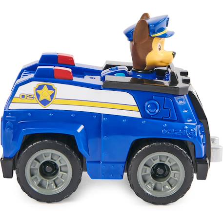 La pat patrouille véhicule de police avec la figurine de chase Multicolore 5 - vertbaudet enfant 