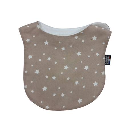 Bavoir nourrisson (fleur kalmia) Animaux d'hiver moka+Animaux d'hiver vert+Bateau+Bleu polaire+Carreau rose+Chat+Éléphants+Fleur blosy+Fleurs indiennes+Imprimé pétale blanc et gris+Jungle+Kaki triangles+Mini léopard+Monaha+Mouton+Oiseaux d'hiver+Petites oies+Rose pâle étoiles+Rose petites feuilles+Savane+Tigre 75 - vertbaudet enfant 