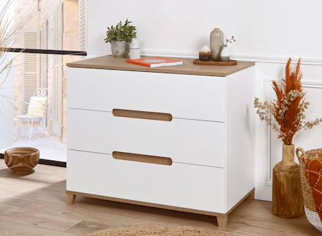 Chambre enfant complète milor Anthracite /bois+Blanc/ bois 12 - vertbaudet enfant 